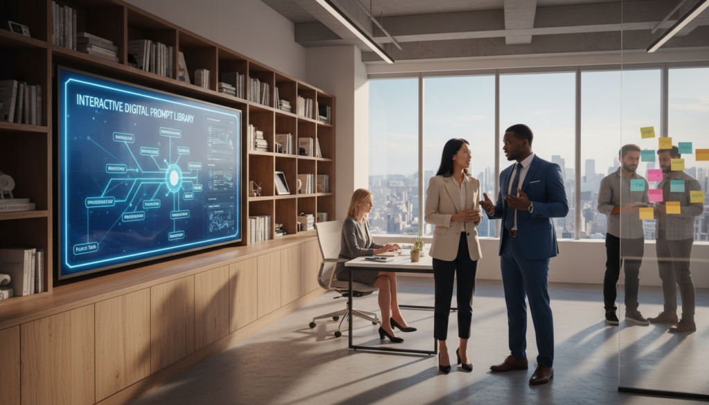 team collaboration with prompt libraries